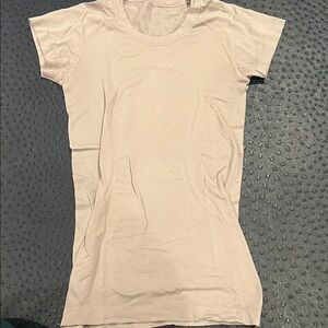 Lululemon Athletica Beige Short Sleeve Tee